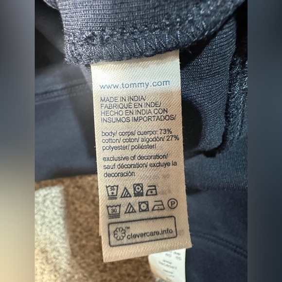 NWT Tommy Hilfiger Men's Long Sleeve Fleece Quarter Zip Pullover Size XXL - Picture 6 of 7